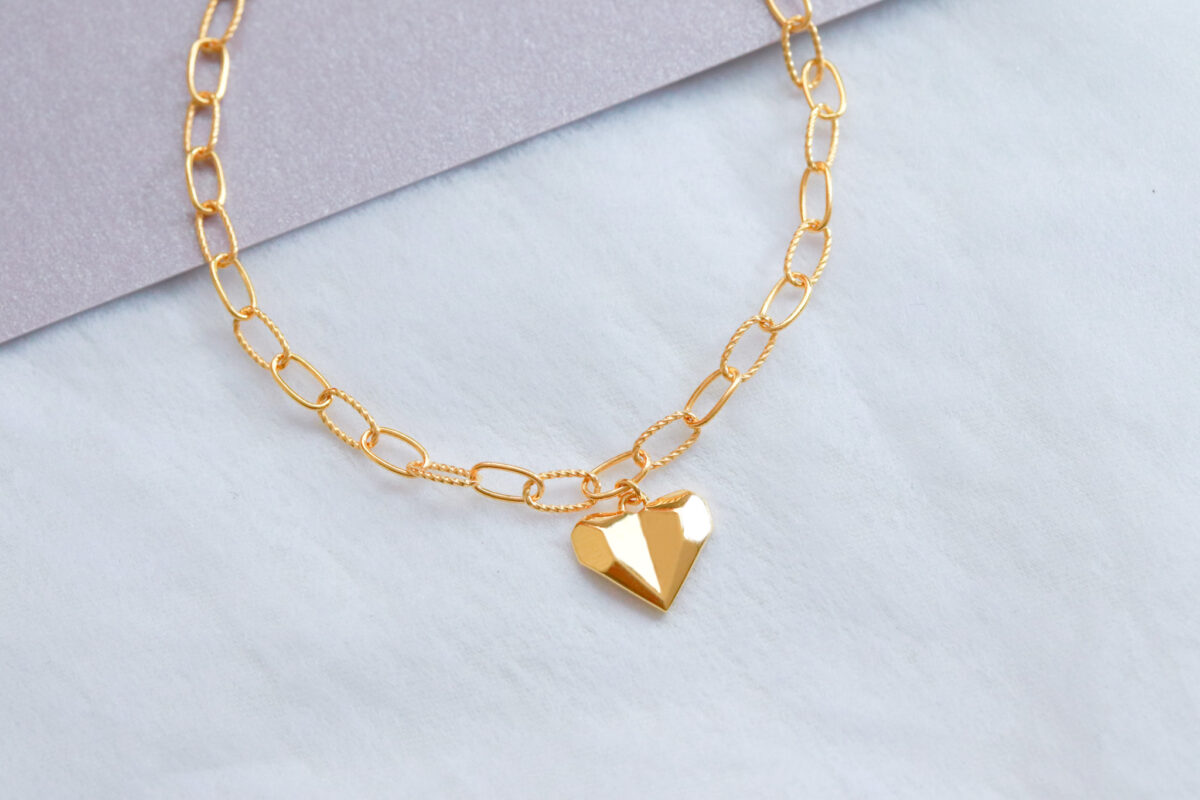 Origami Heart Bracelet