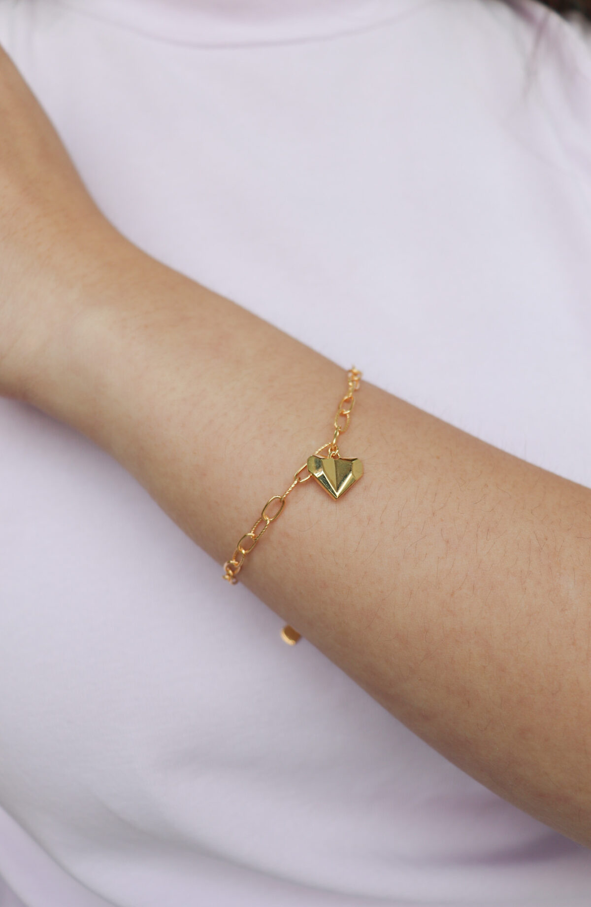 Origami Heart Bracelet