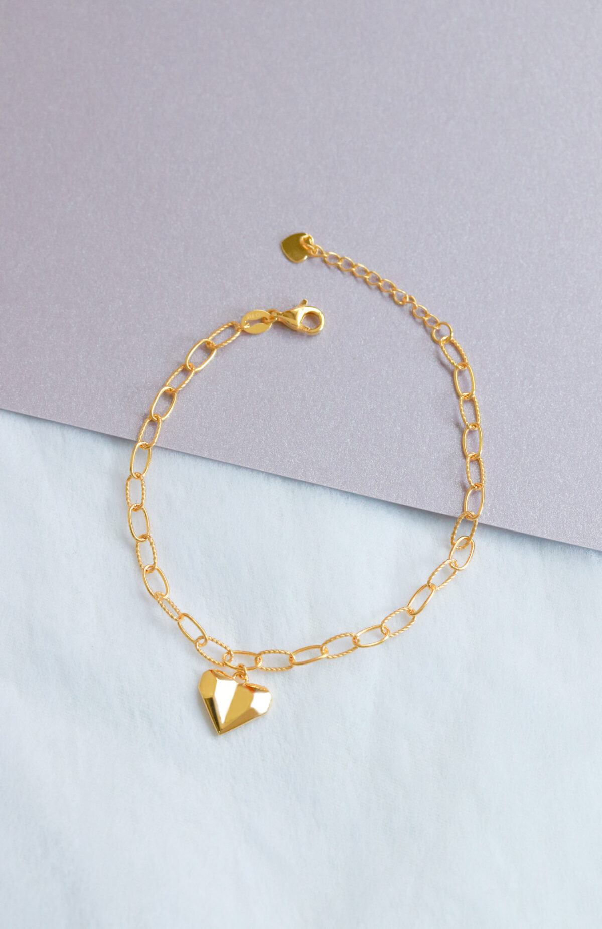 Origami Heart Bracelet