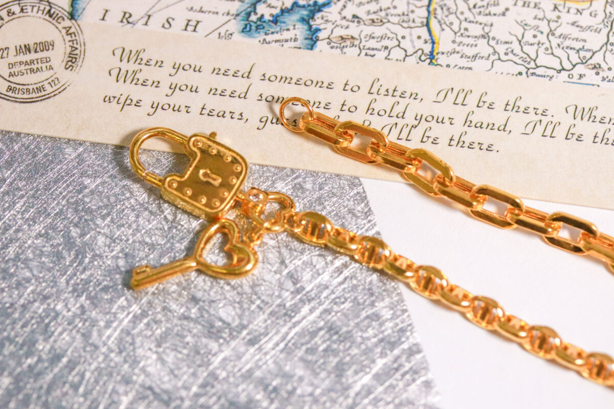 Heartfelt Lock & Key Bracelet