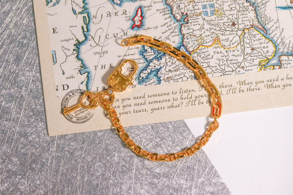 Heartfelt Lock & Key Bracelet