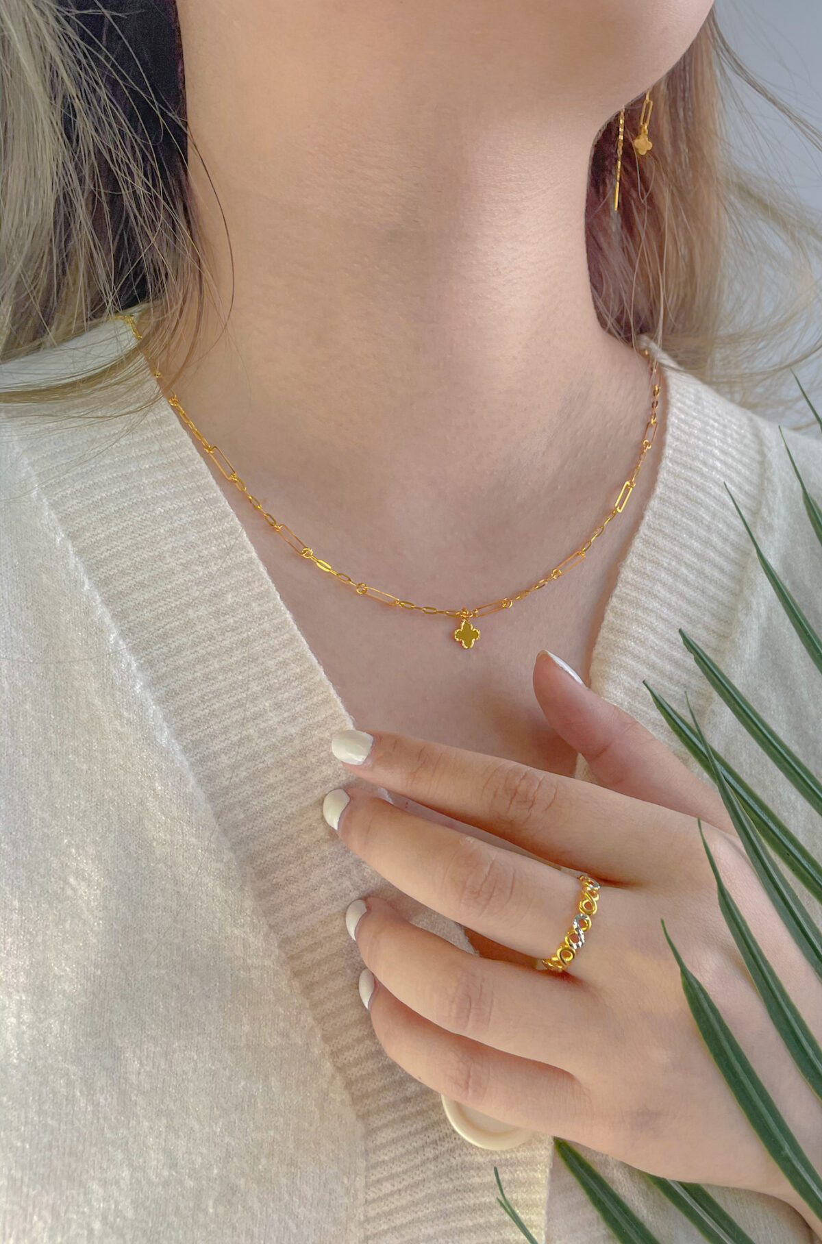 Terzetto Link Chain Necklace