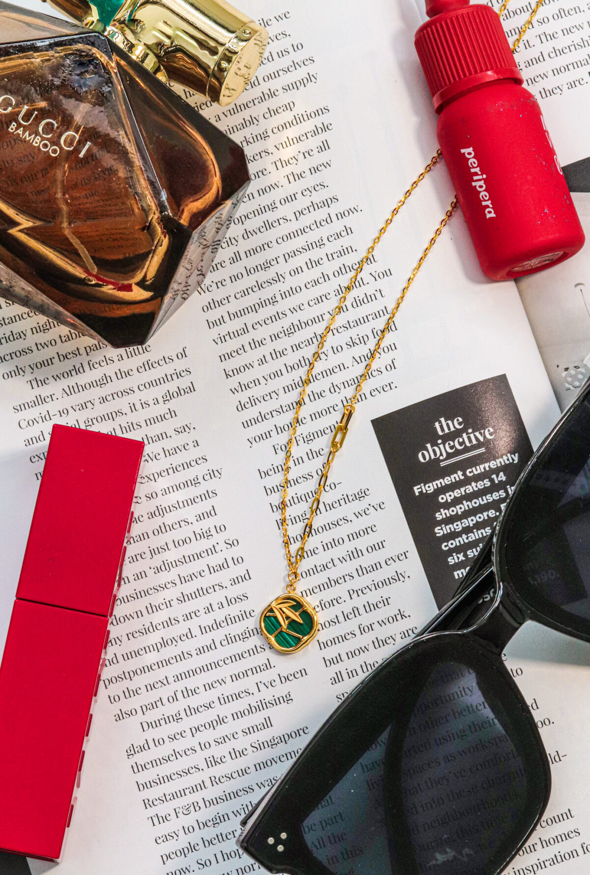 Cloris Malachite Necklace