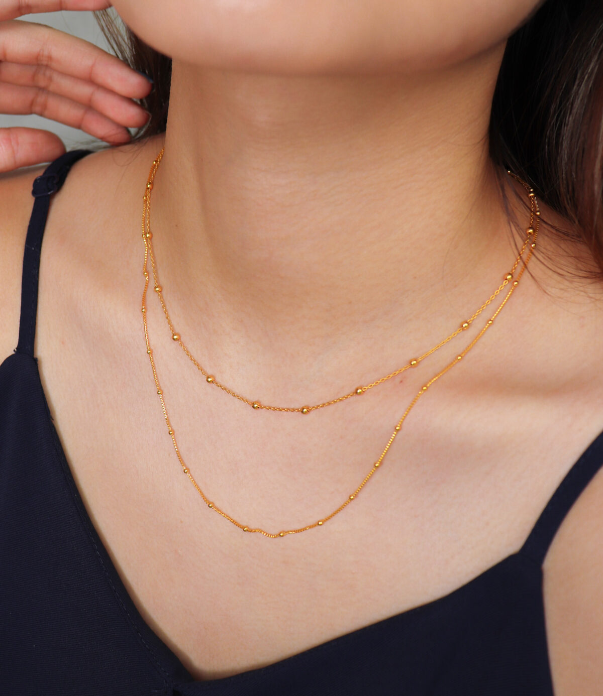 Sophisticated Small Beaded Necklace