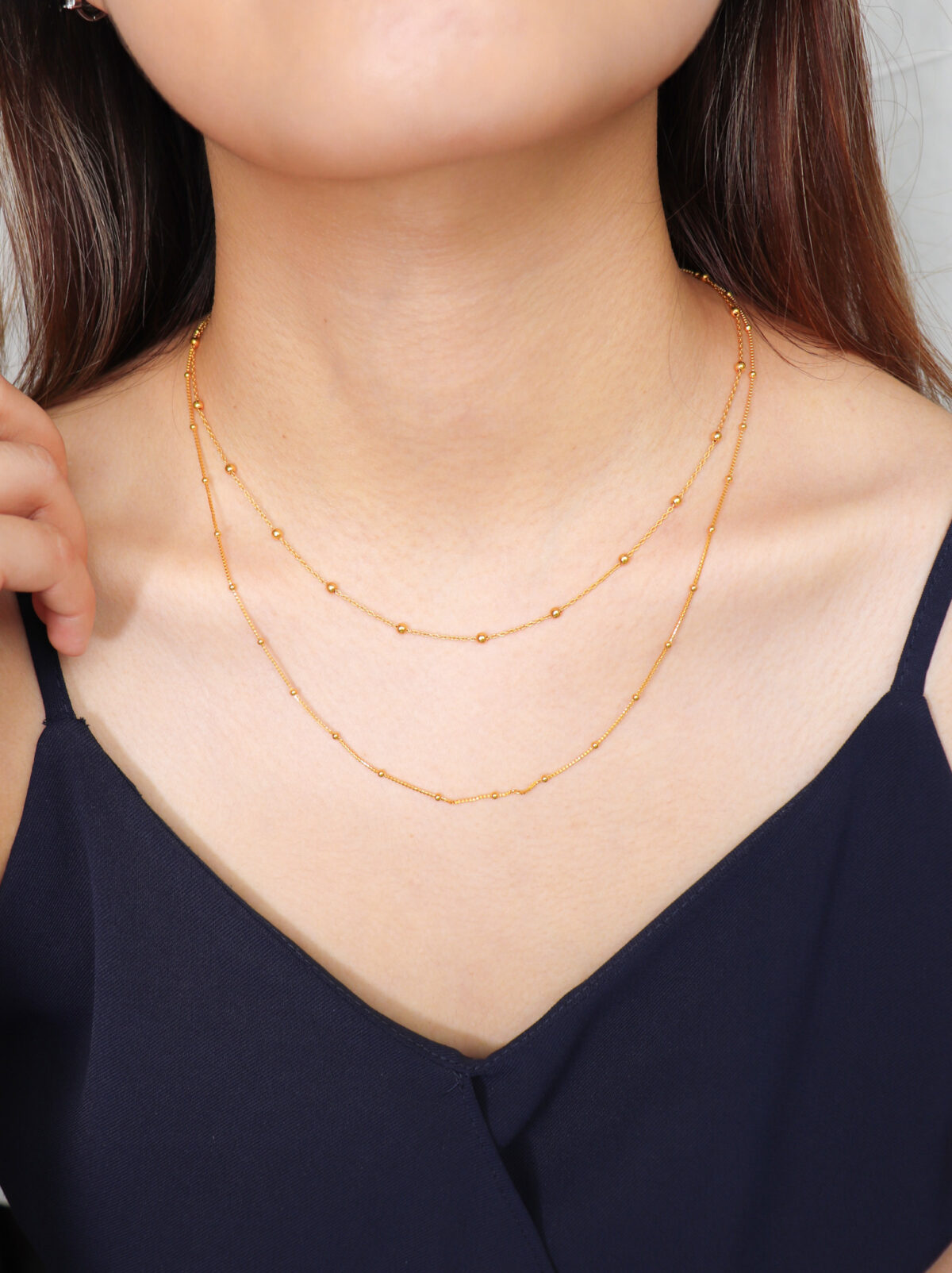 Sophisticated Small Beaded Necklace