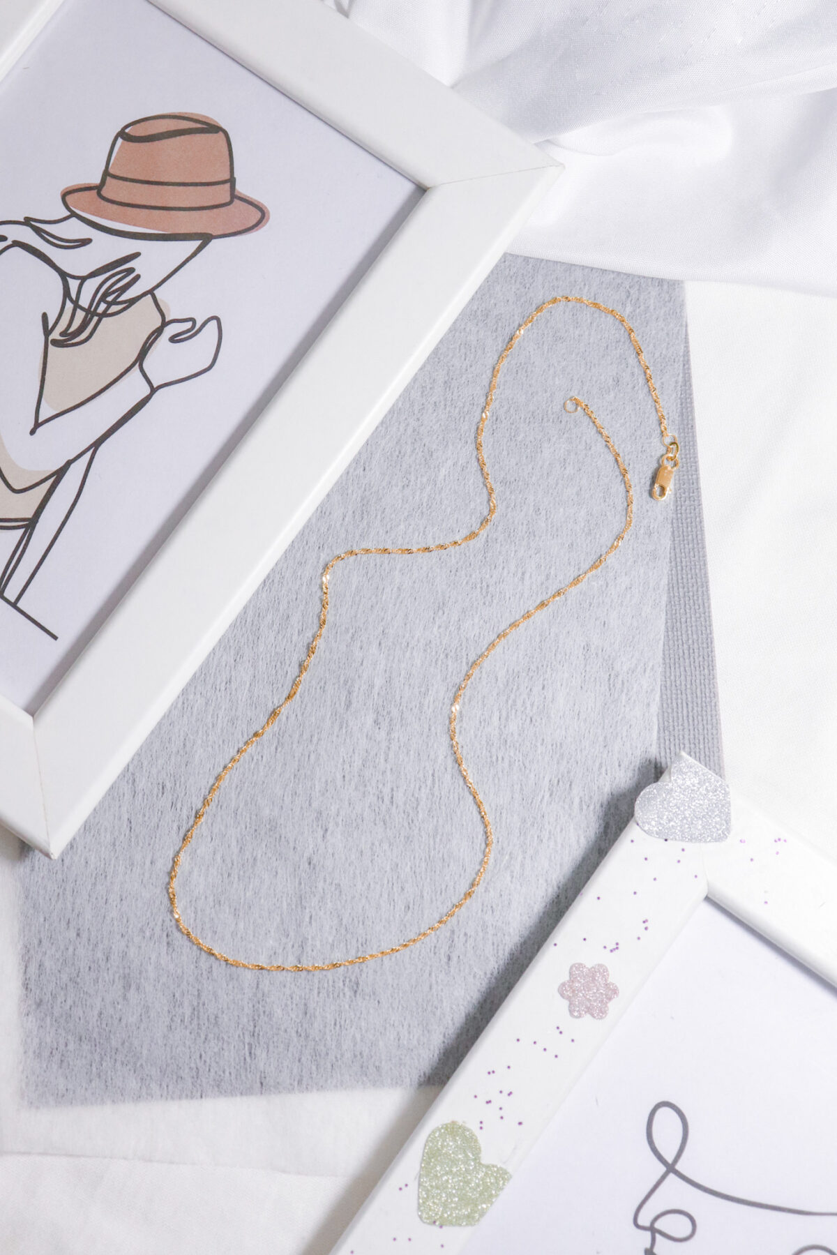 Twisted Wave Necklace Chain