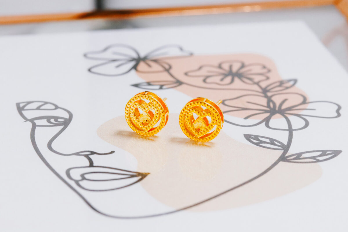 Jazz Heart Earring