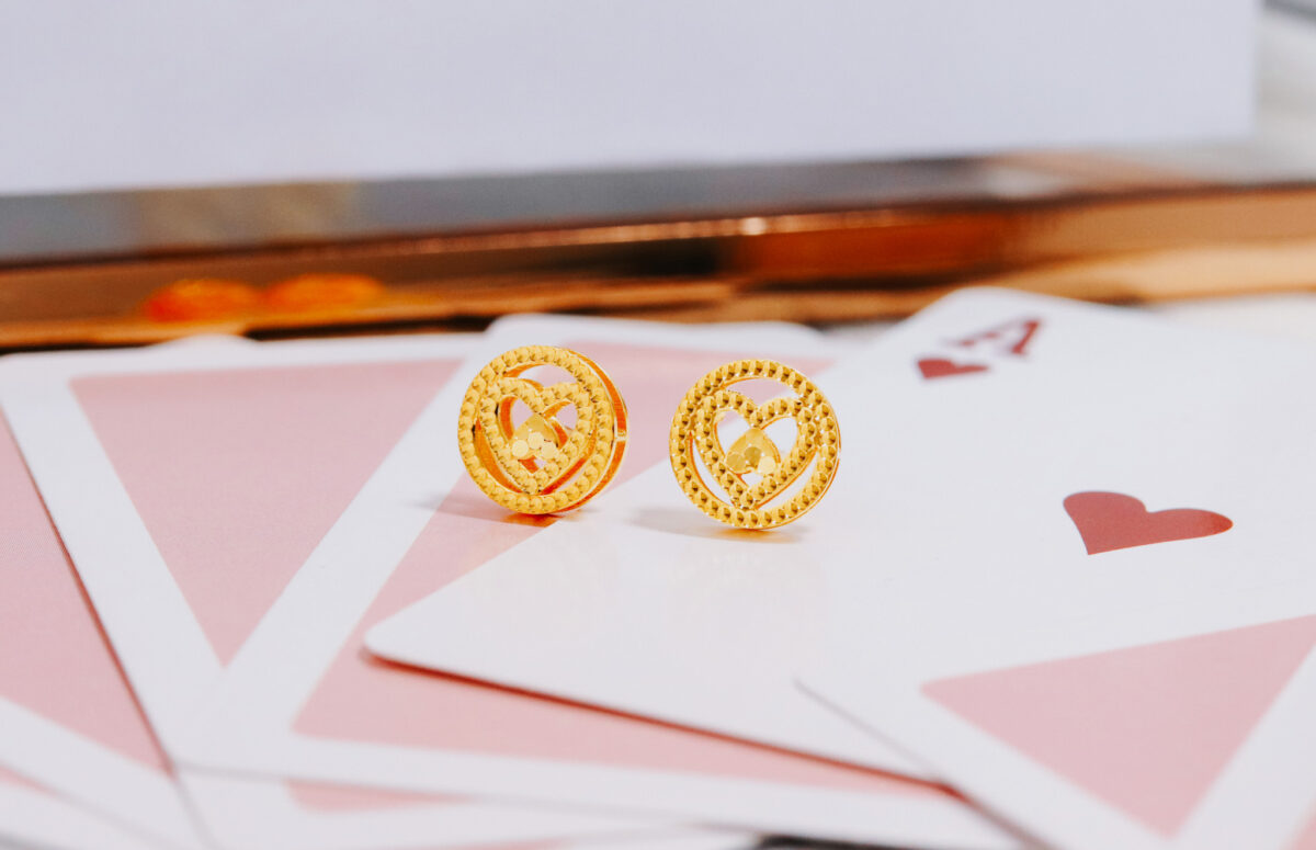 Jazz Heart Earring