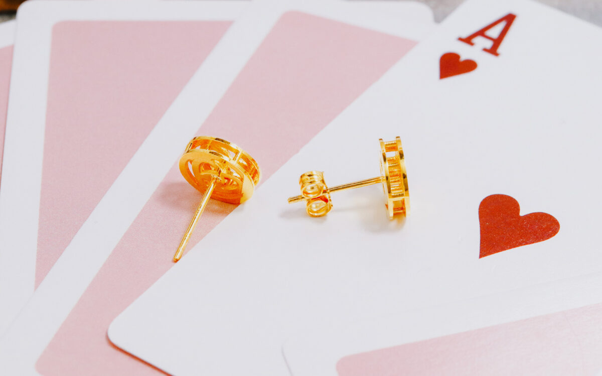 Jazz Heart Earring