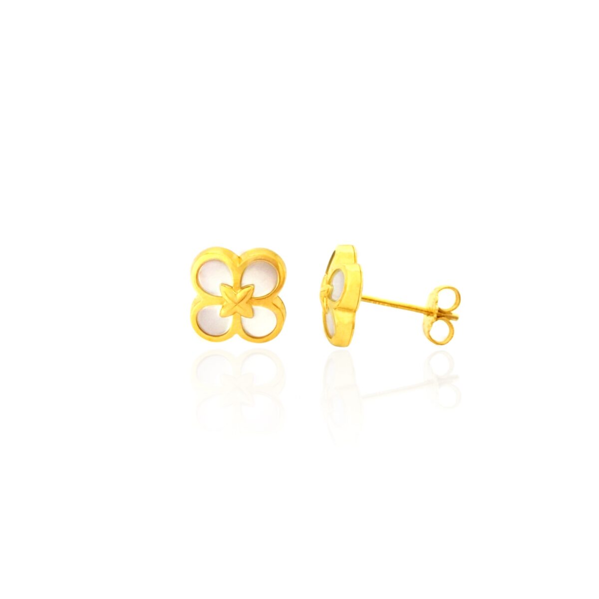 Clover Nacre Earrings
