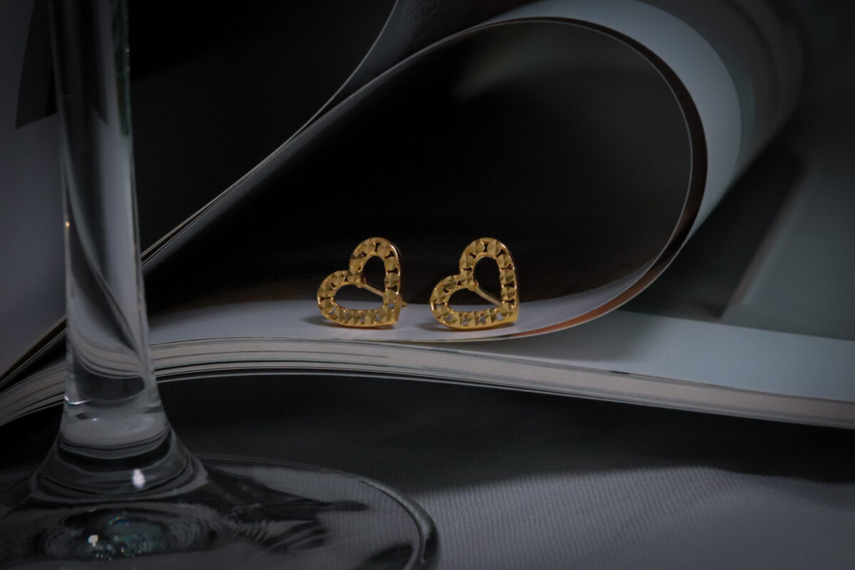 Phoebe Heart Earstuds