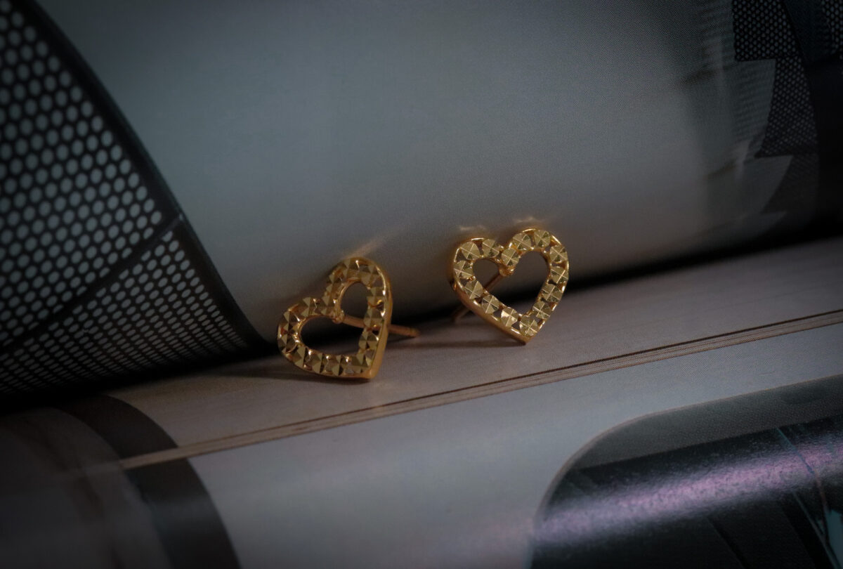 Phoebe Heart Earstuds