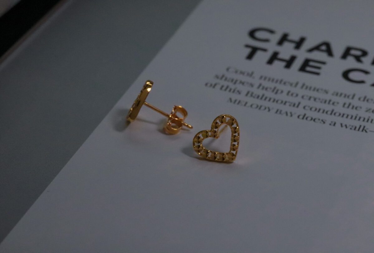 Phoebe Heart Earstuds