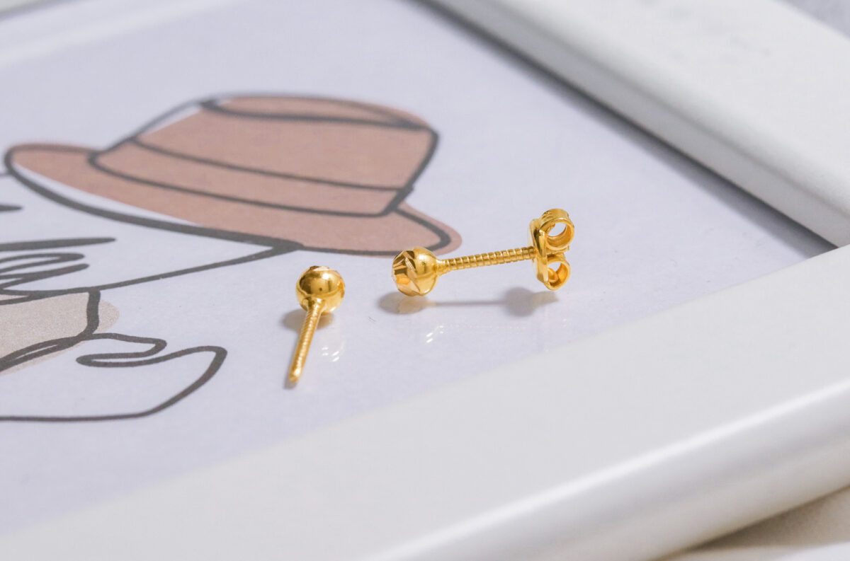 Sparkling Bead Earstuds