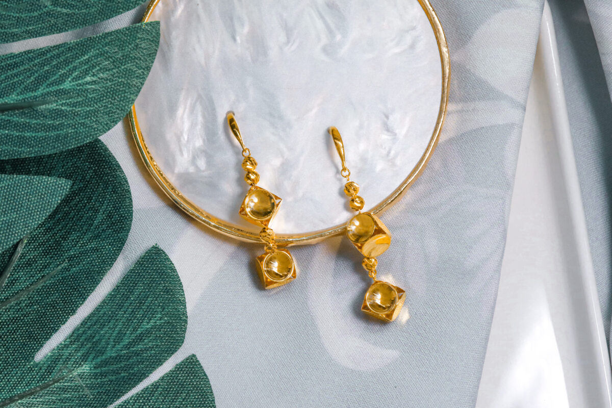 Gold Nessa Earrings