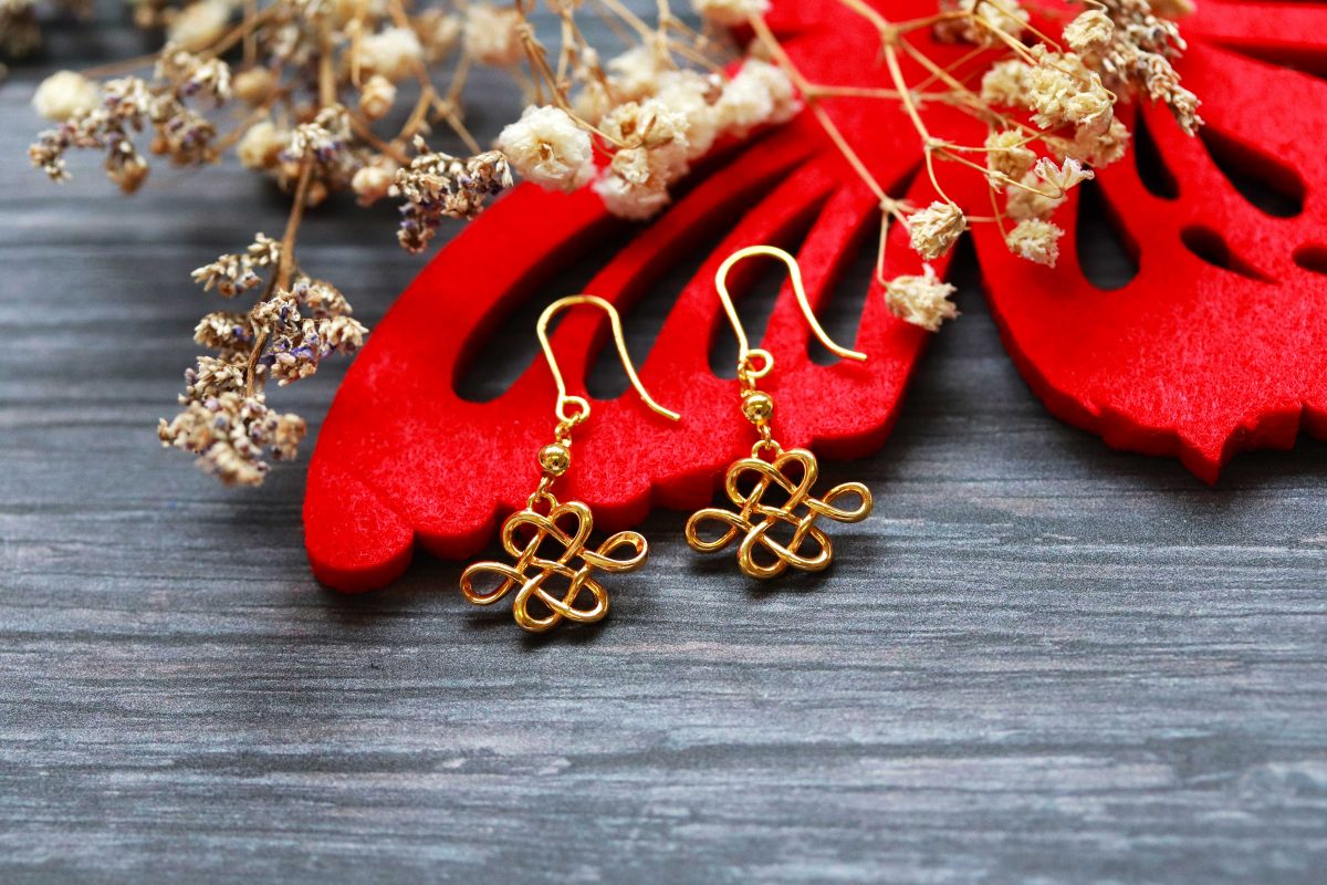 Everlasting Love Knot Earrings
