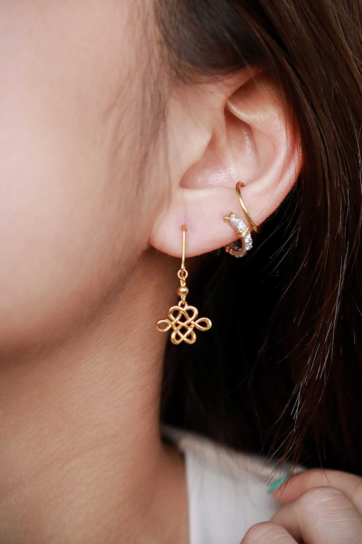 Everlasting Love Knot Earrings