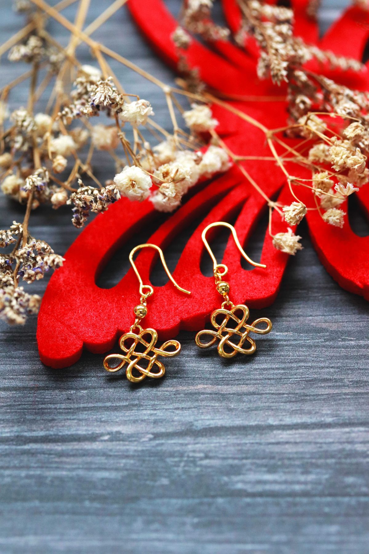 Everlasting Love Knot Earrings