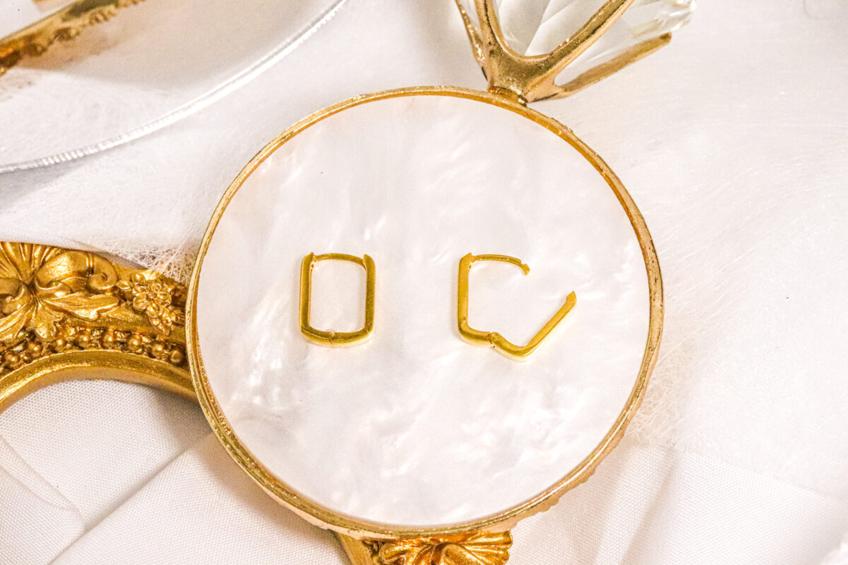 Squoval Hoop Earrings