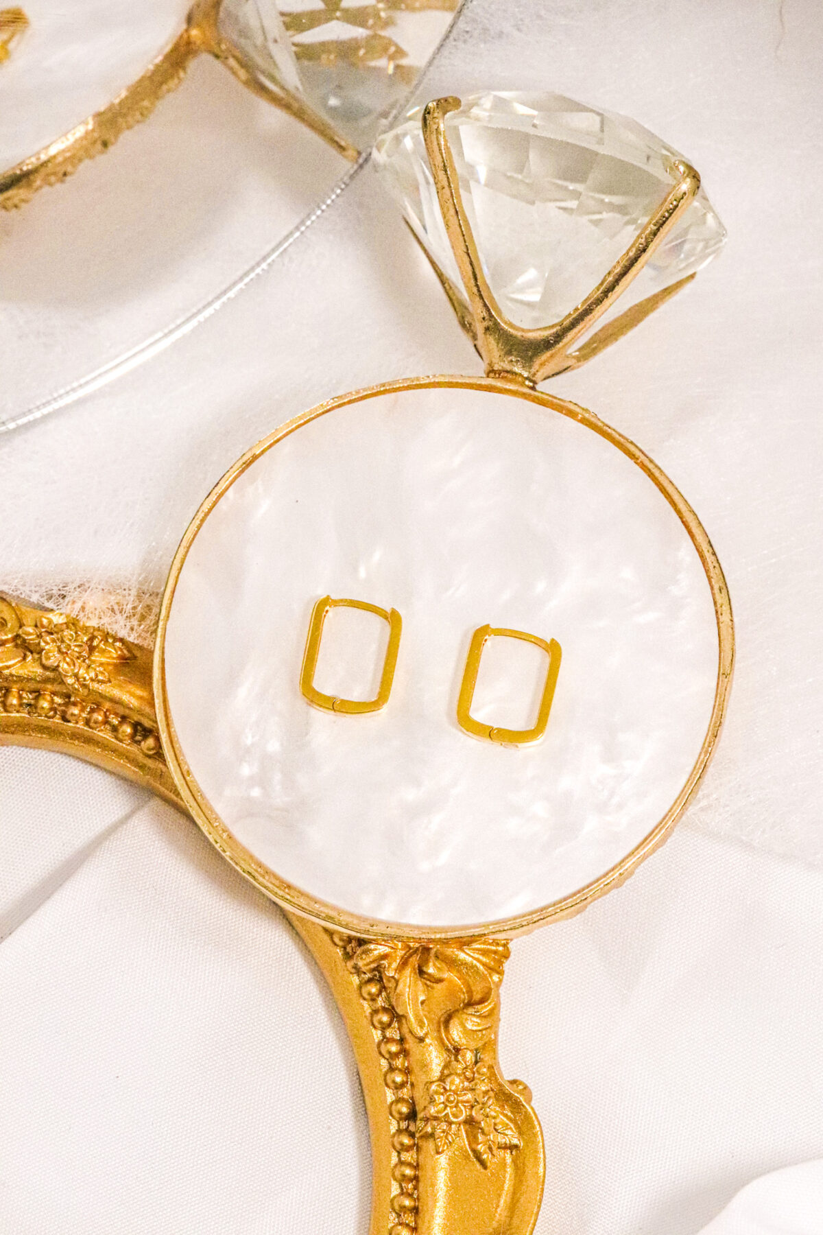 Squoval Hoop Earrings