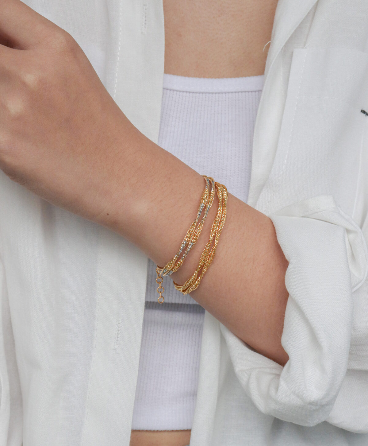 Dynamic Helix Bangle