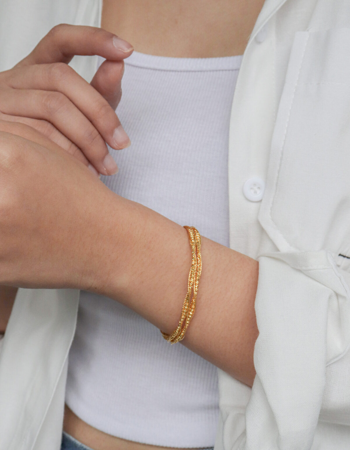 Dynamic Helix Bangle