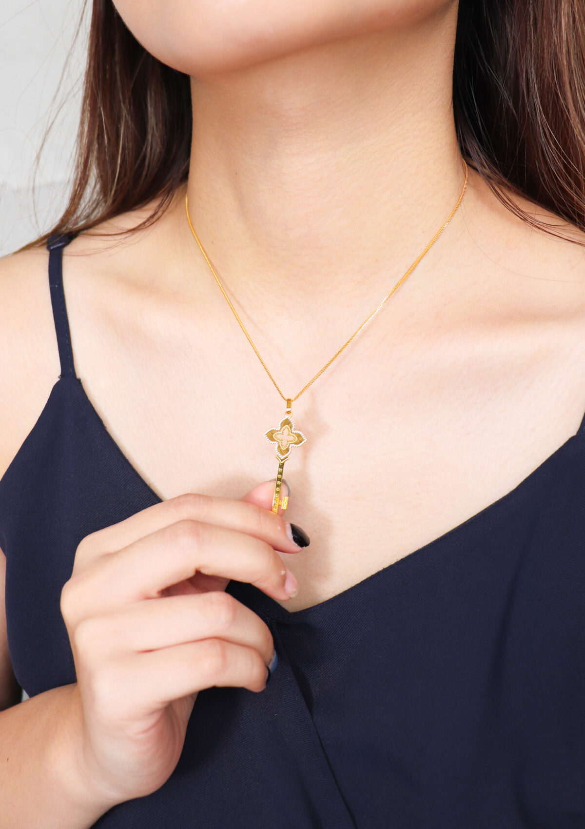 Jasmine Key Pendant