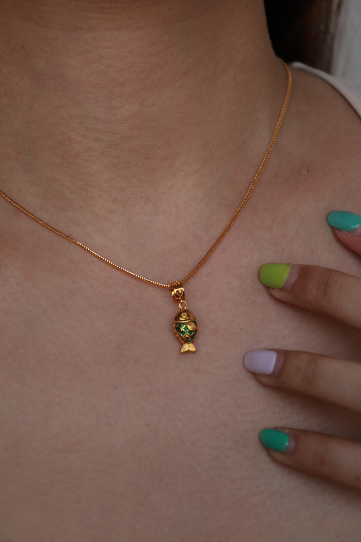 Enamel Bream Pendant Charm