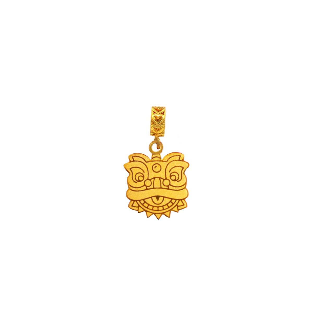 Lion Dance Pendant Charm