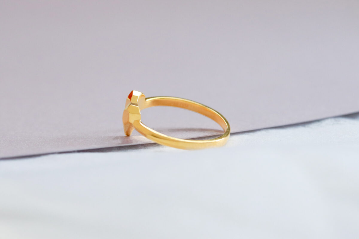 Origami Heart Ring