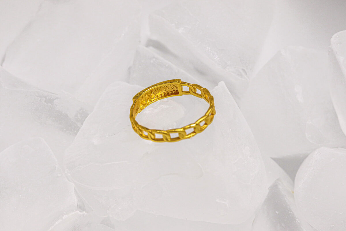 Chained Slate Ring