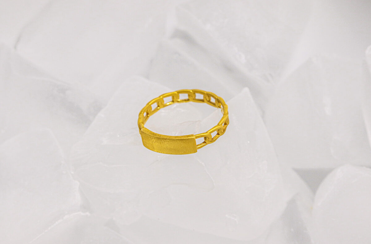 Chained Slate Ring