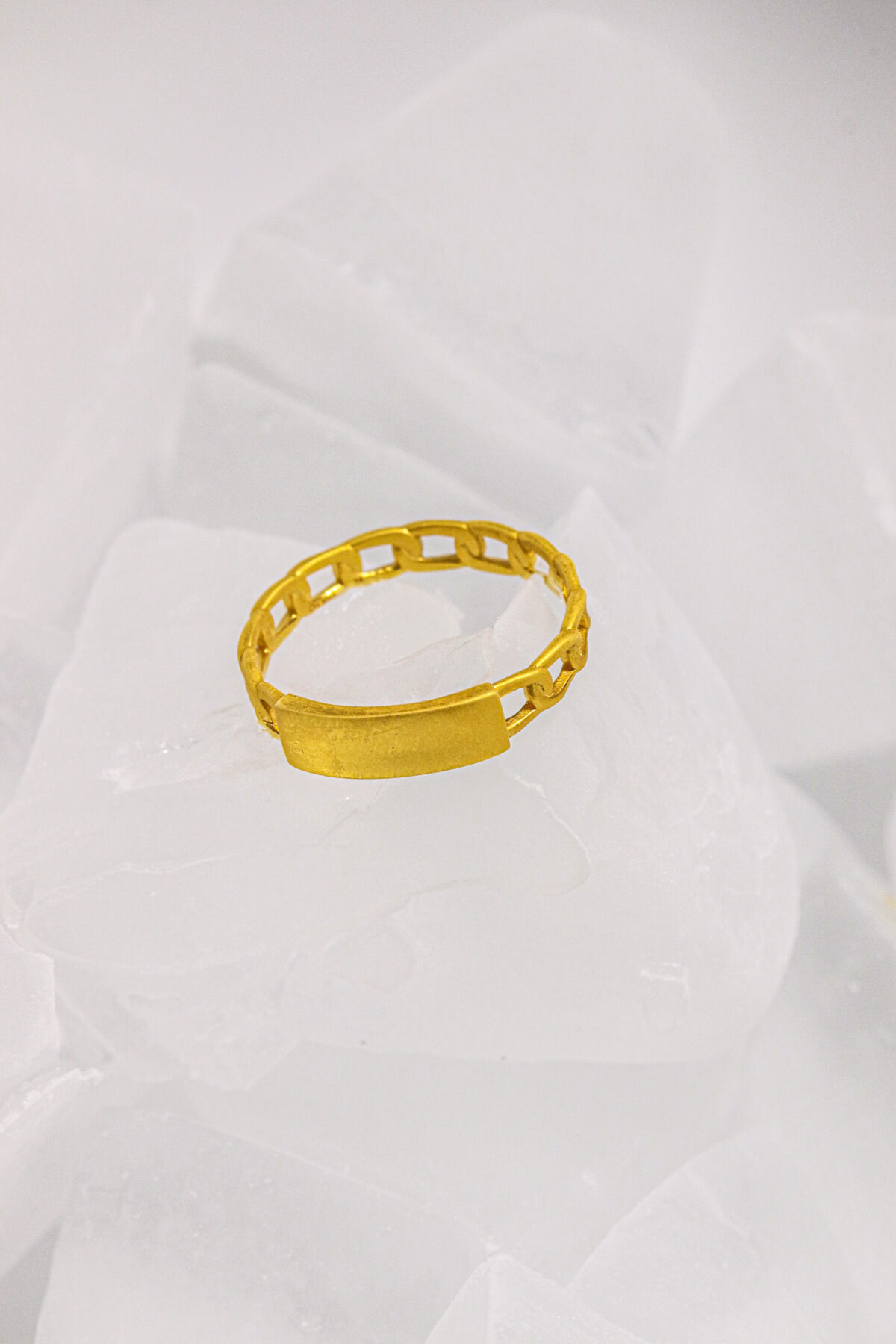 Chained Slate Ring