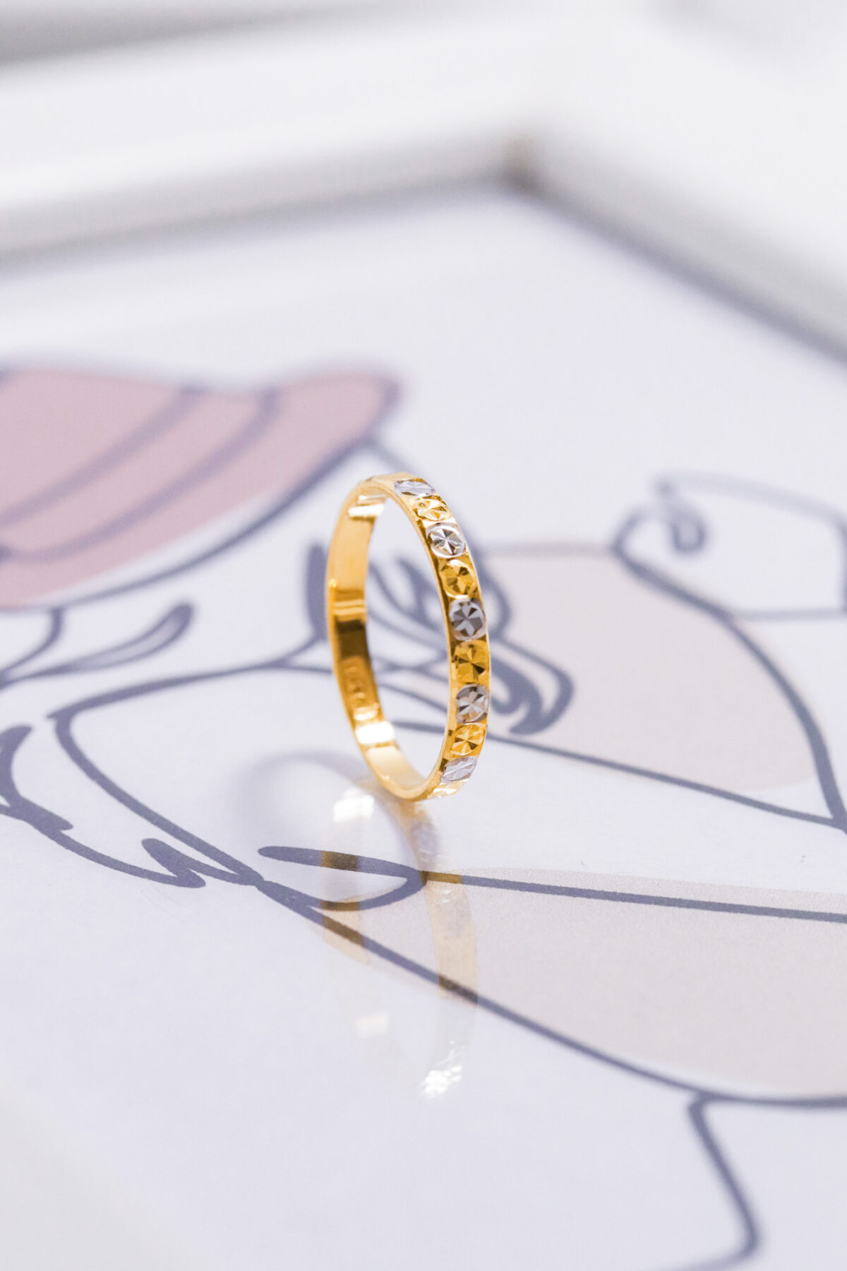 Steffi Duo-Tone Delicate Ring