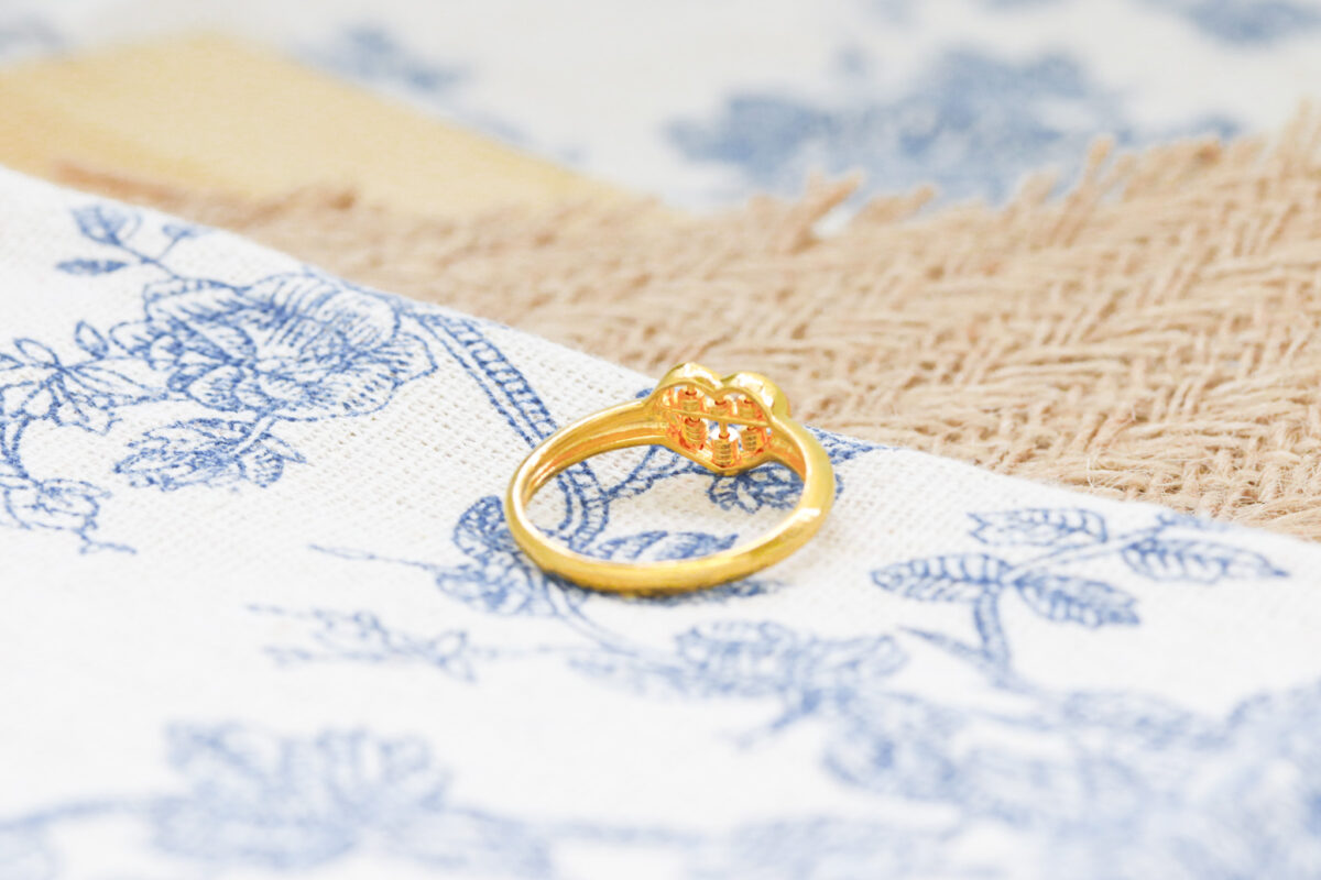 Prosperity Heart Abacus Ring