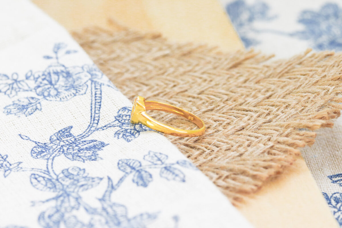 Prosperity Heart Abacus Ring
