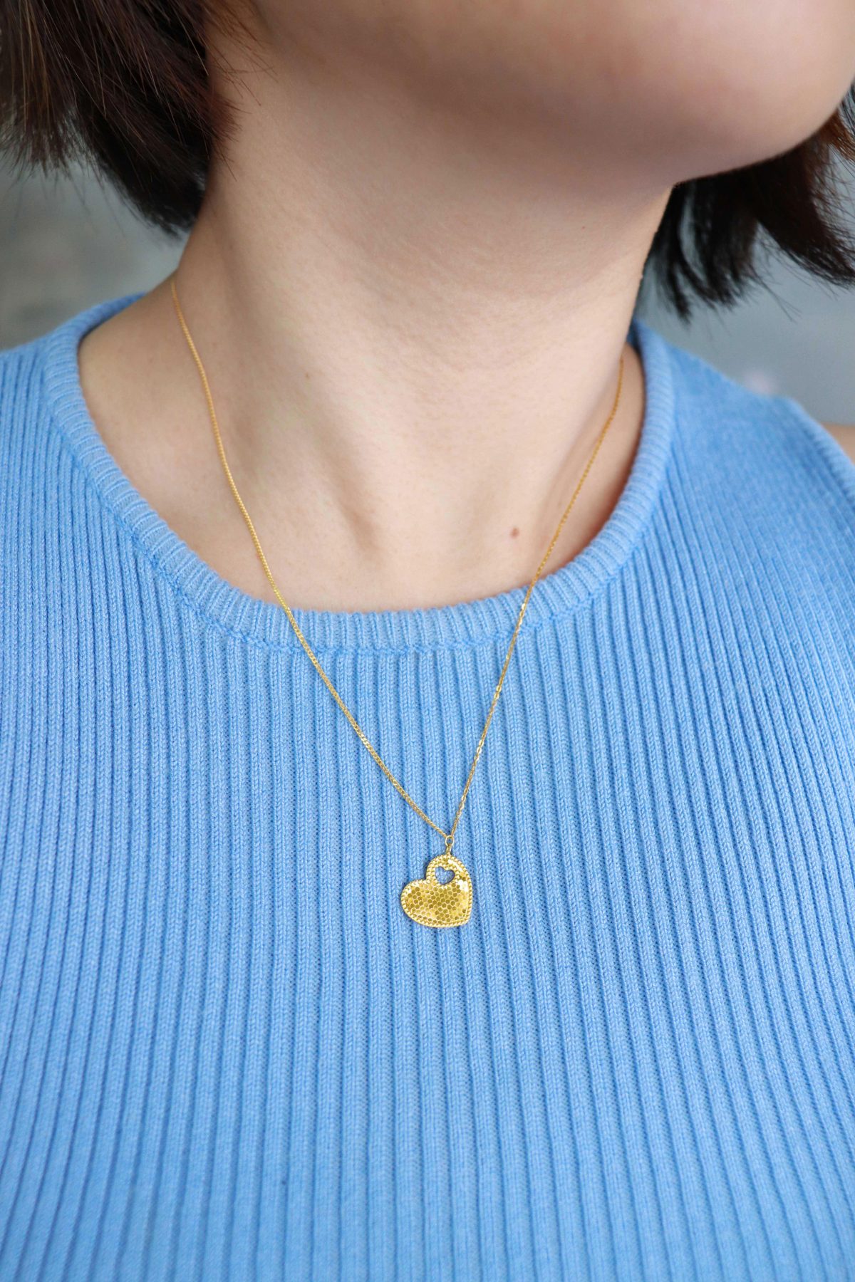 Sun-kissed Heart Necklace