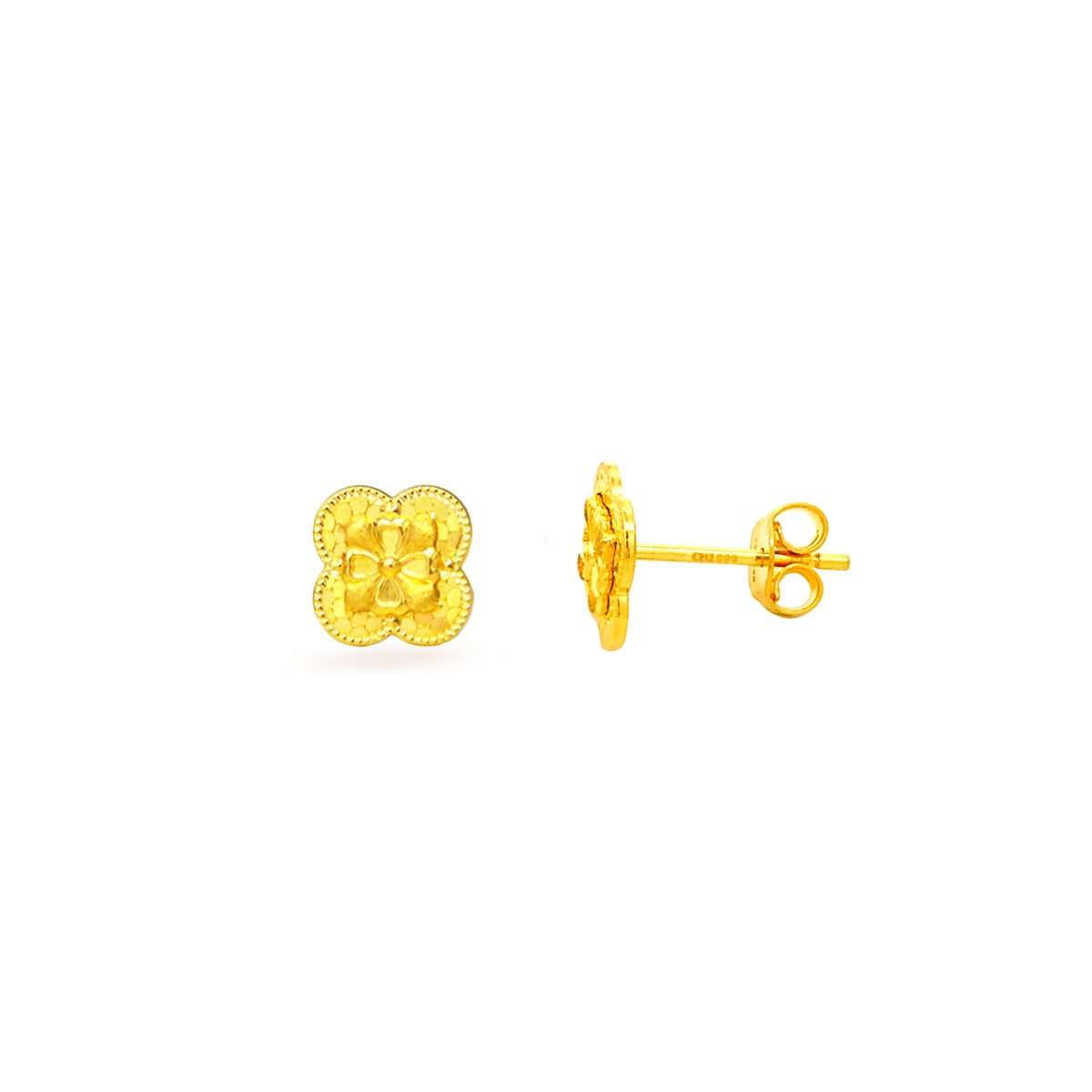 Golden Tessera Earstuds