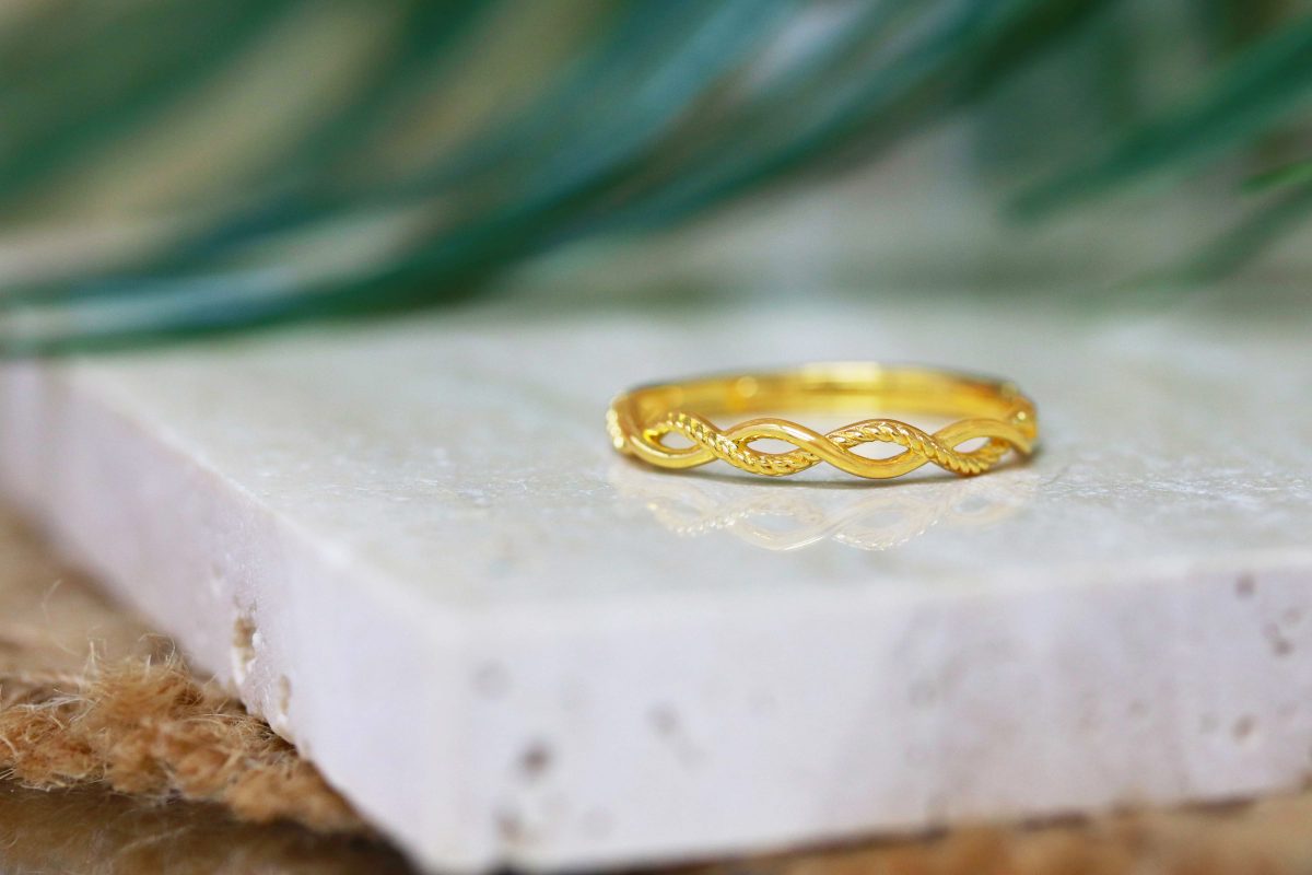 Rippling Wave Ring