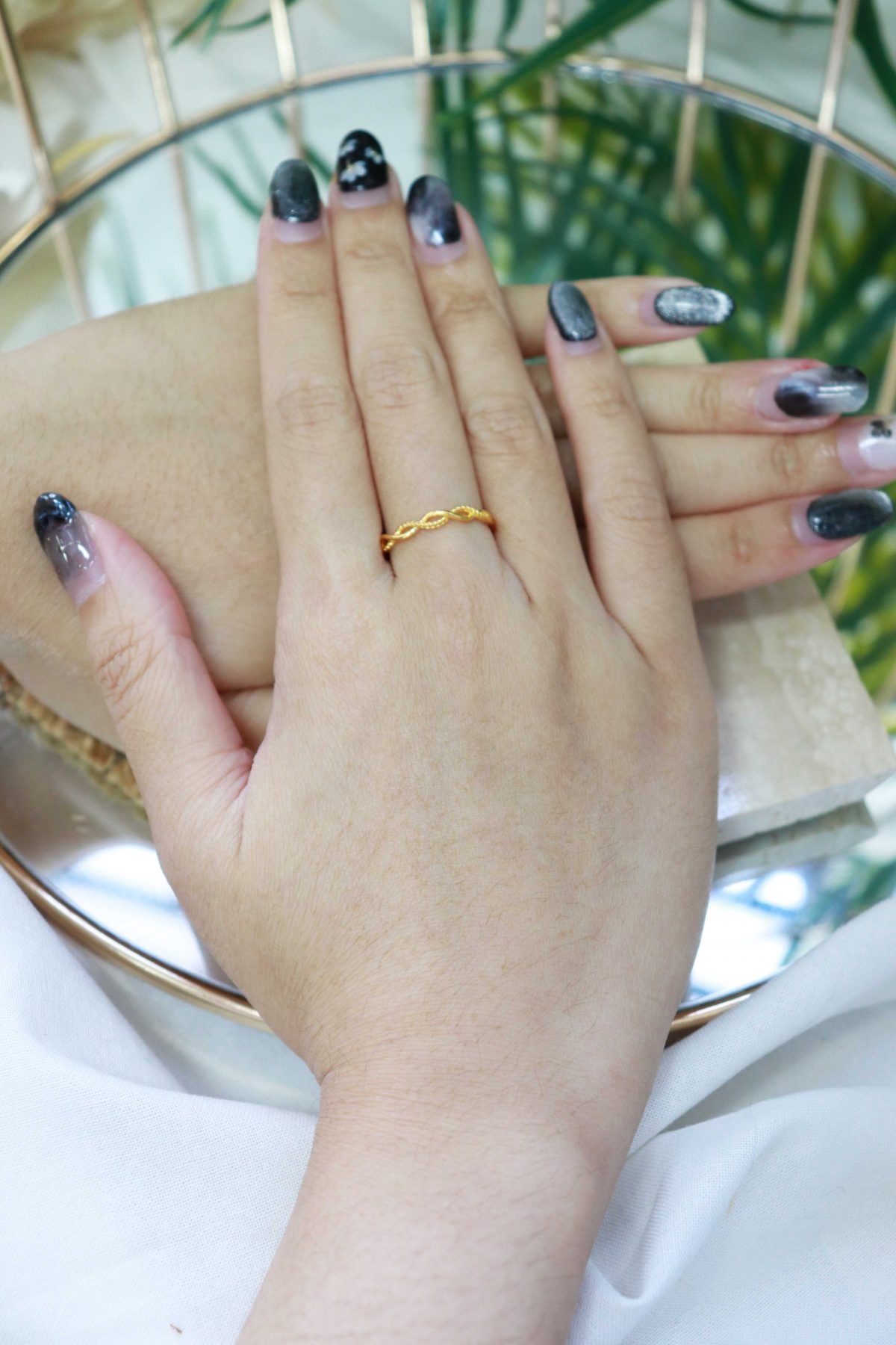 Rippling Wave Ring