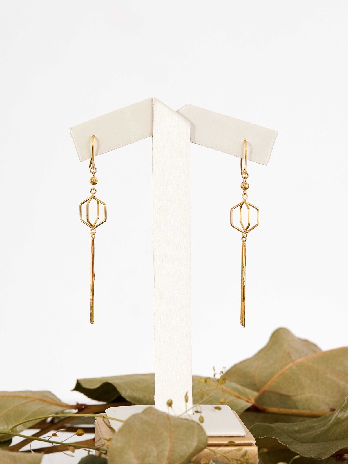 Hexagonal Lantern Earrings