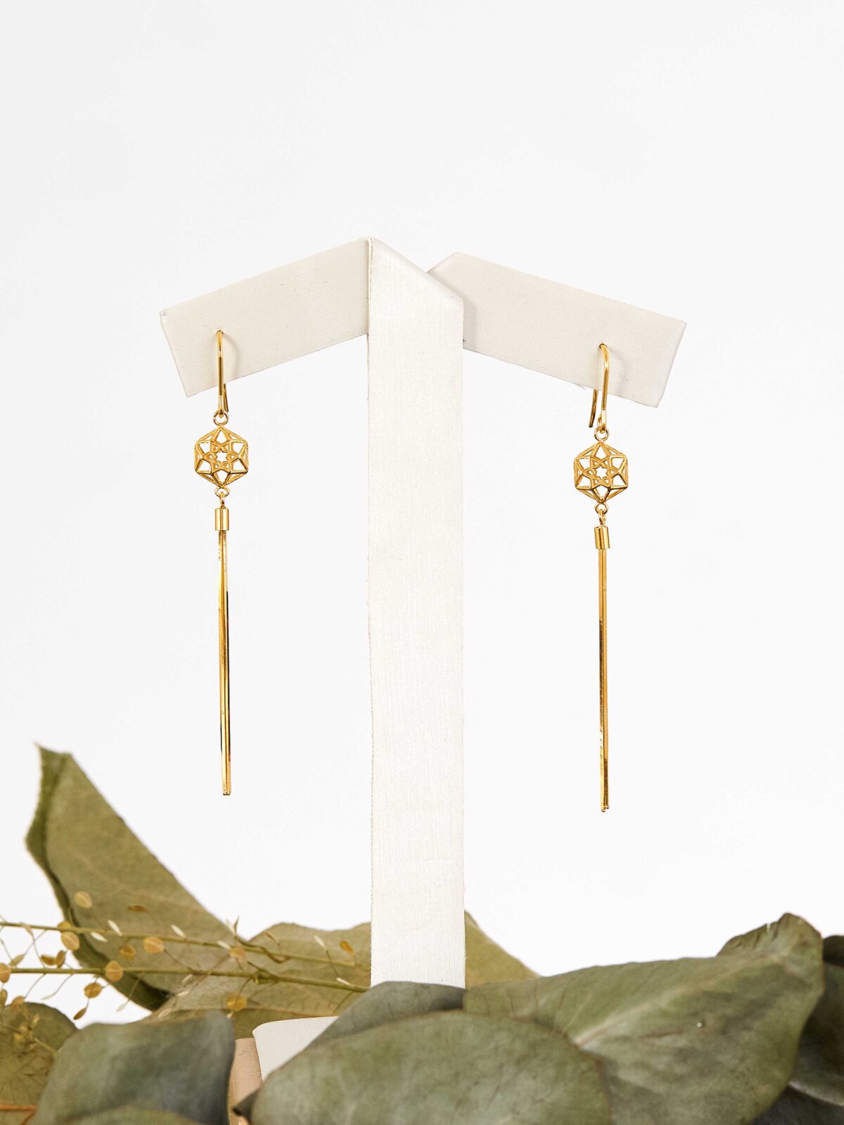 Hexagonal Stars Earrings