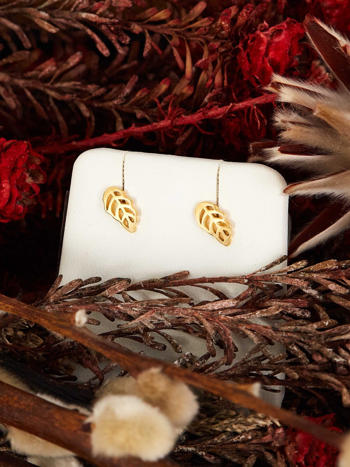 Pinnate Leaves Earstuds