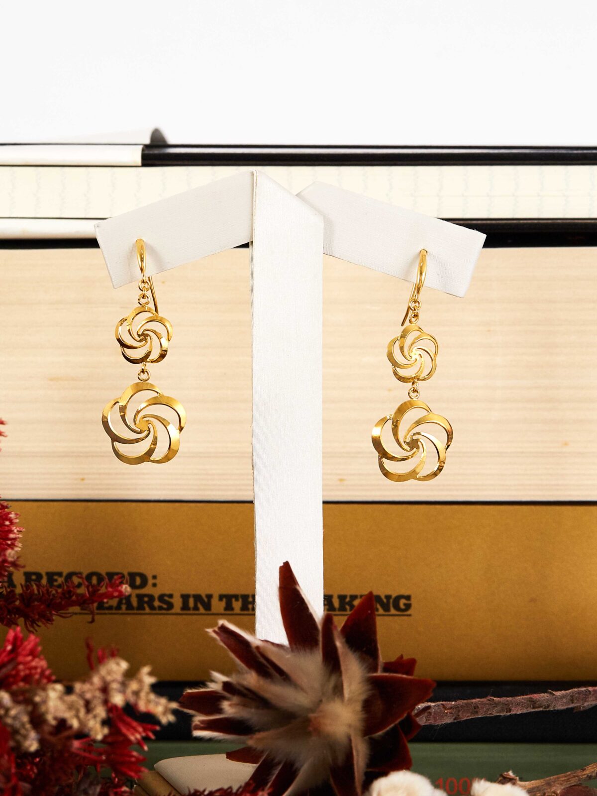 Prosperity Peony Earrings